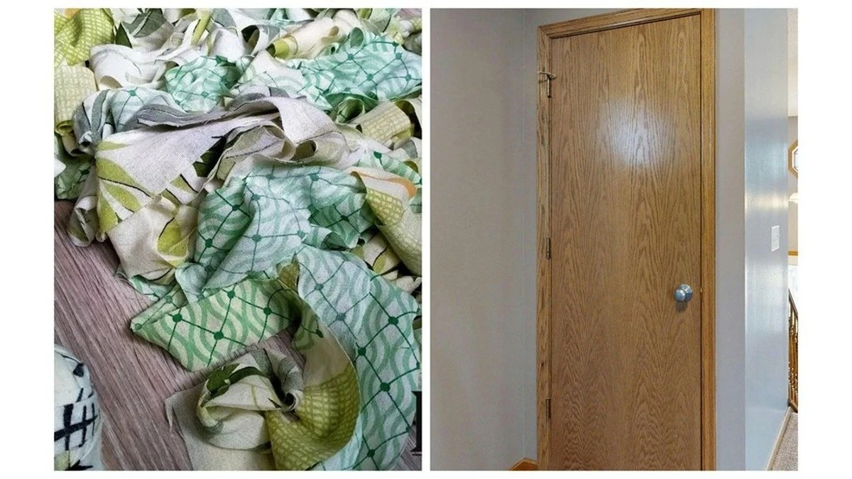 Cierra las rendijas de tus puertas y ventanas en 5 minutos con una vieja sábana