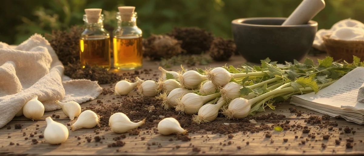 El oro verde del bosque: La infalible tintura de ajo de oso de mi abuela para desatascar tus arterias