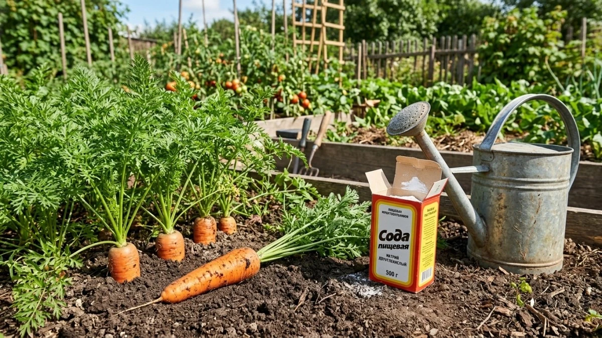 Por qué los agricultores expertos añaden bicarbonato de sodio a sus cultivos de zanahoria