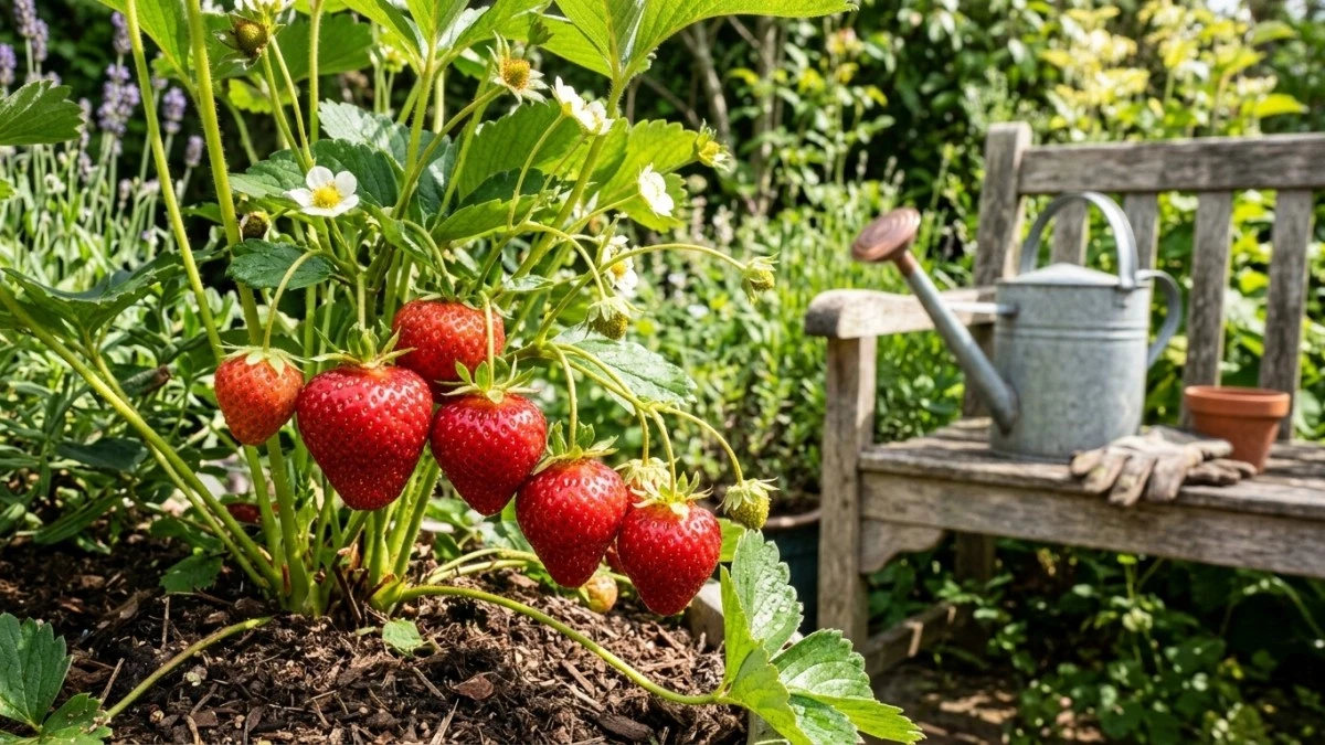 El secreto para unas fresas gigantes y dulces está en este riego de junio