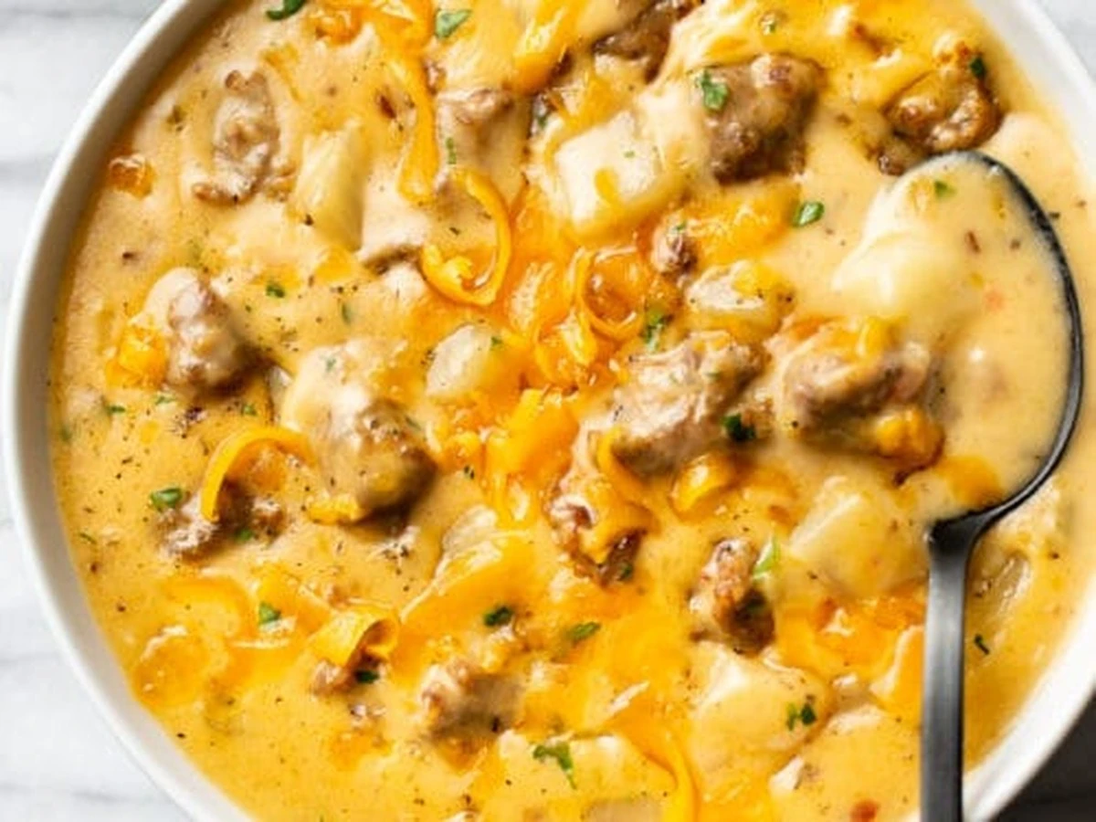 La sopa de salchichas y queso que está lista en menos de 15 minutos - image 1