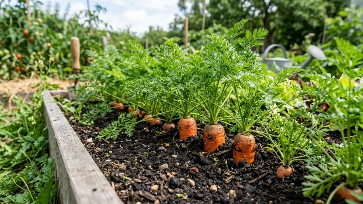 El truco de la cucharada que muchos jardineros ignoran al cultivar zanahorias
