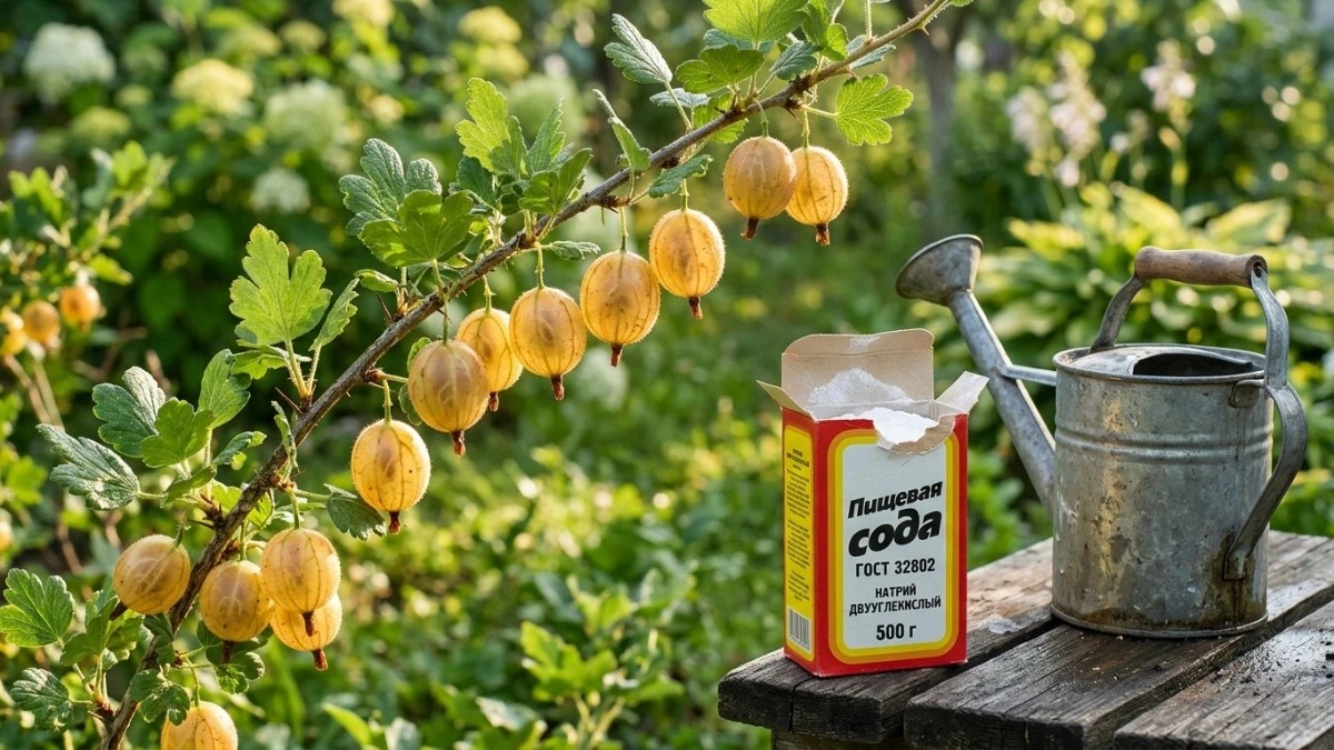 Por qué los expertos en jardinería espolvorean bicarbonato bajo sus groselleros