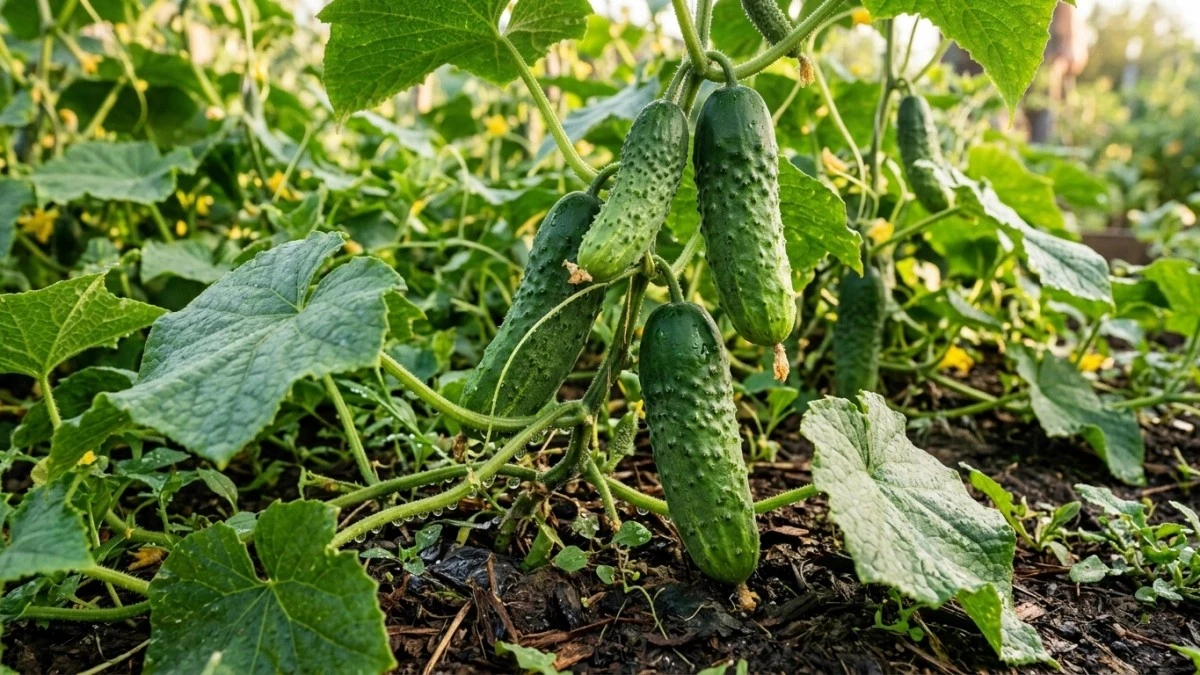 Por qué los jardineros experimentados rocían sus pepinos con una mezcla de leche y yodo en julio