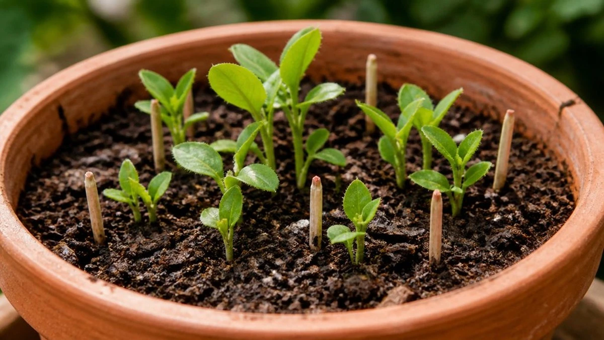 Por qué los jardineros expertos entierran cerillas en sus macetas de semillero