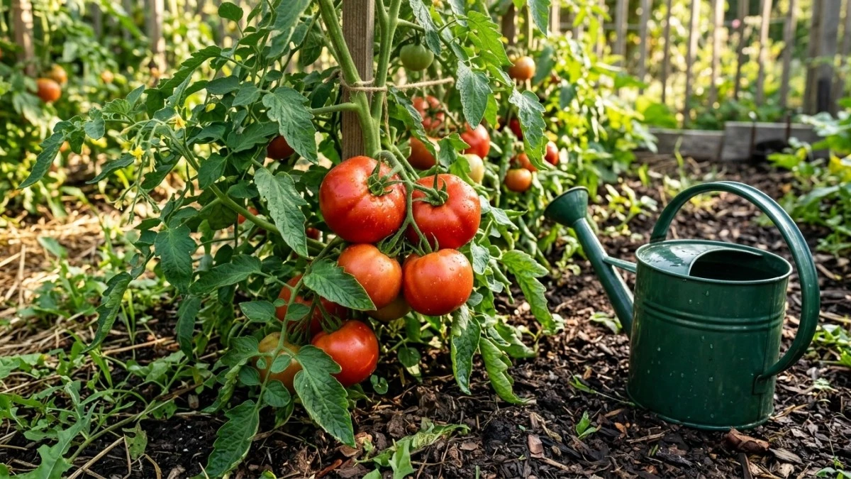 Por qué los agricultores expertos añaden un litro de esta mezcla a sus tomates y pepinos