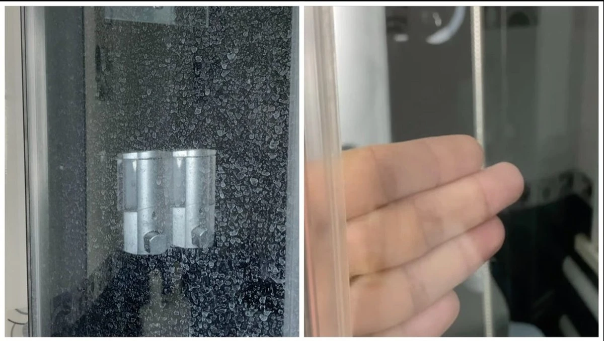 La cabina de ducha brilla como un espejo: 2 cucharadas de lo que todos tienen en casa facilitan la limpieza