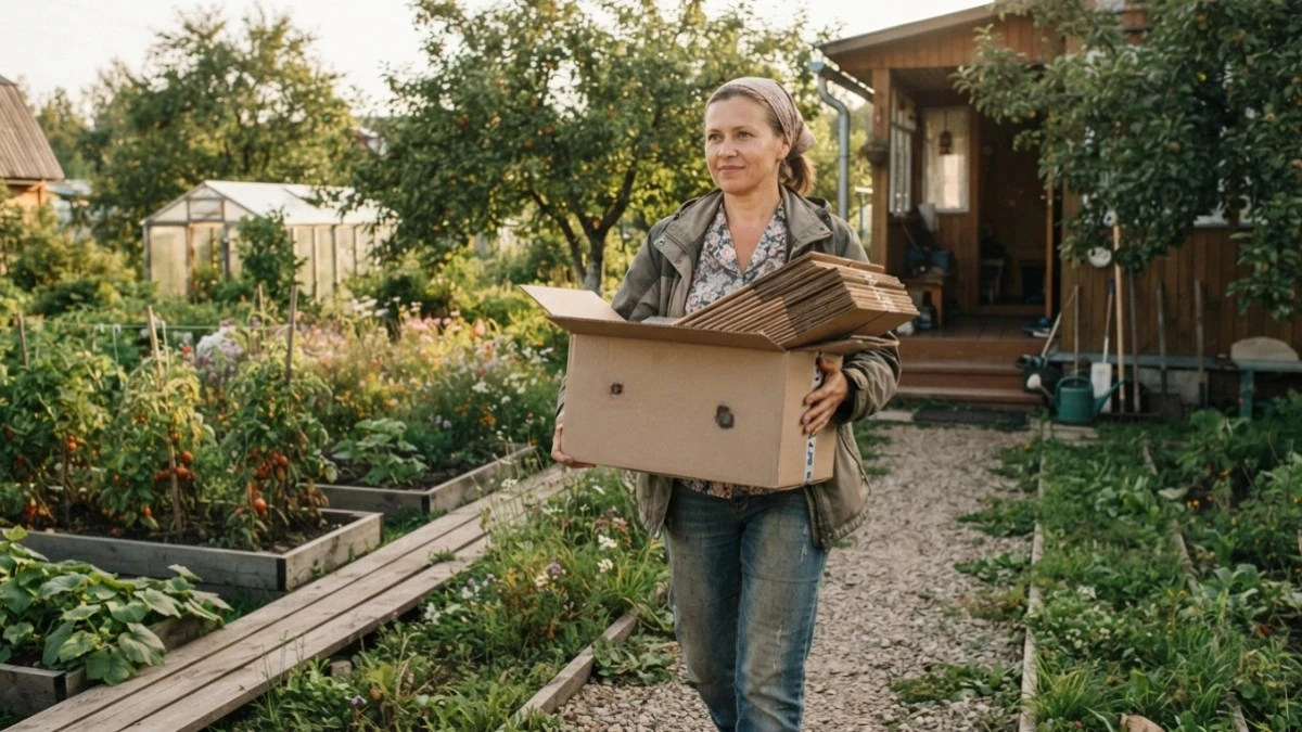 Por qué los jardineros experimentados buscan cajas de cartón en lugar de tirarlas