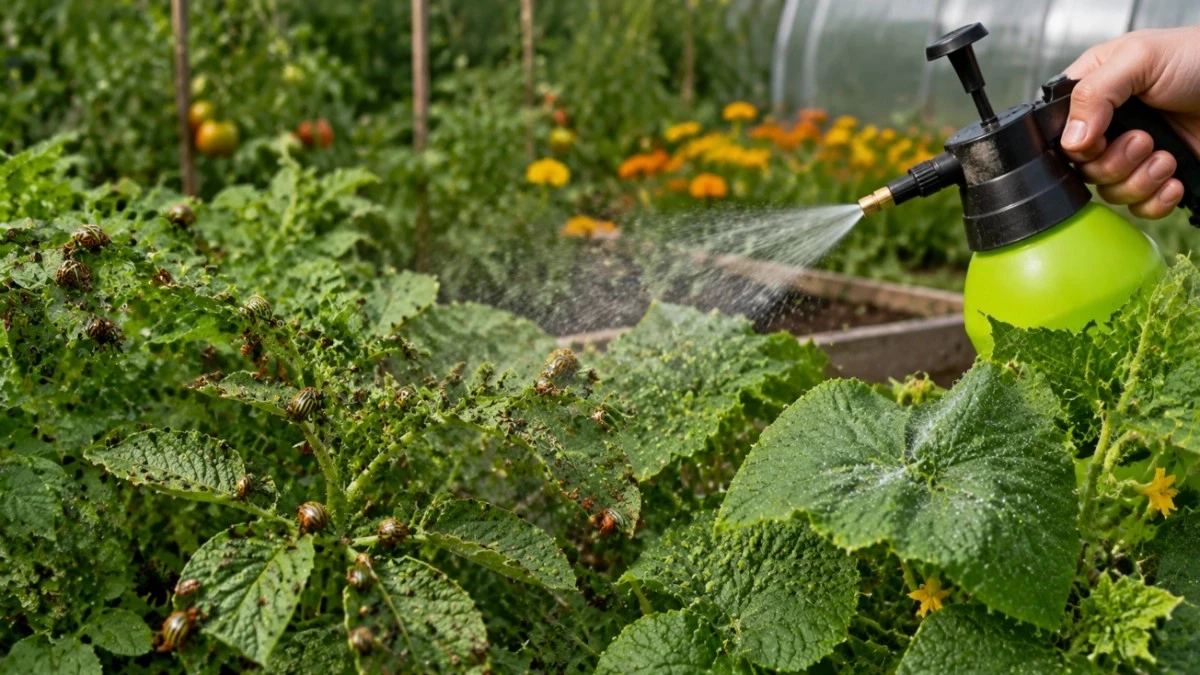 Tres métodos naturales para librar tu huerto de plagas en julio