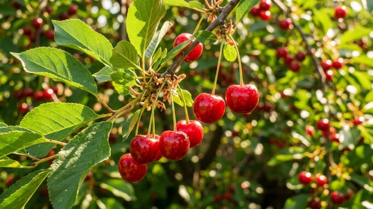 Cómo recoger cerezas de la parte alta del árbol sin usar escaleras