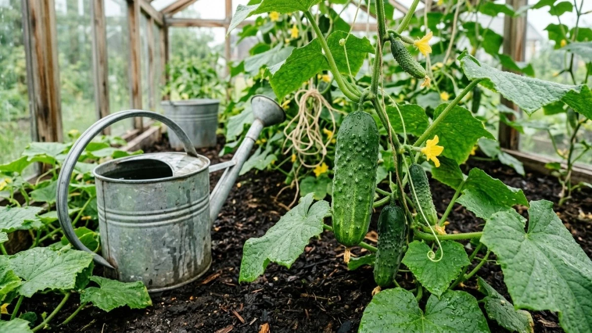 Por qué los agricultores expertos añaden kéfir al riego de sus pepinos