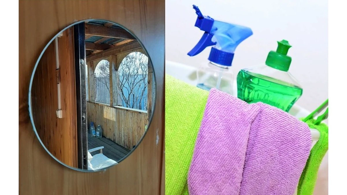 El truco del vinagre para dejar los espejos impecables sin marcas
