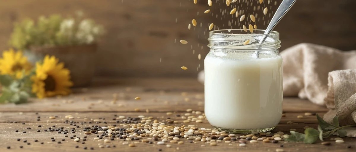Kéfir con semillas de linaza: el remedio natural para tu digestión