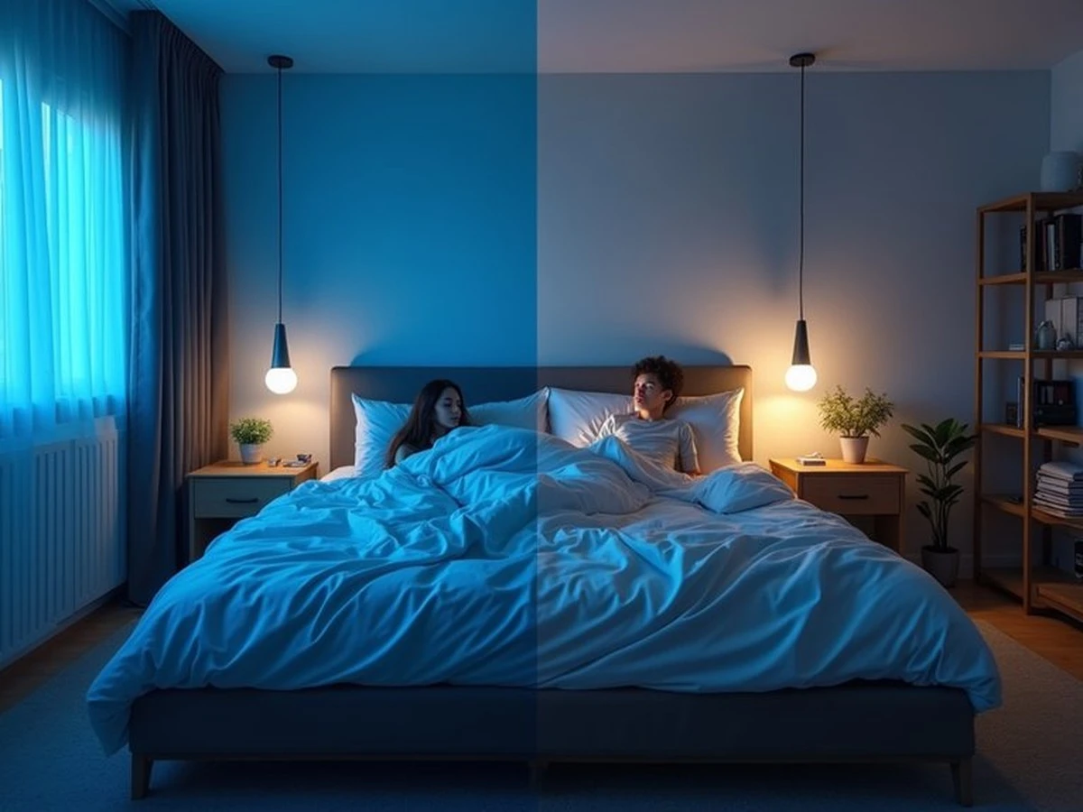 10 lat badań: nawracające światło w sypialni zwiększa ryzyko niewydolności serca o 50%