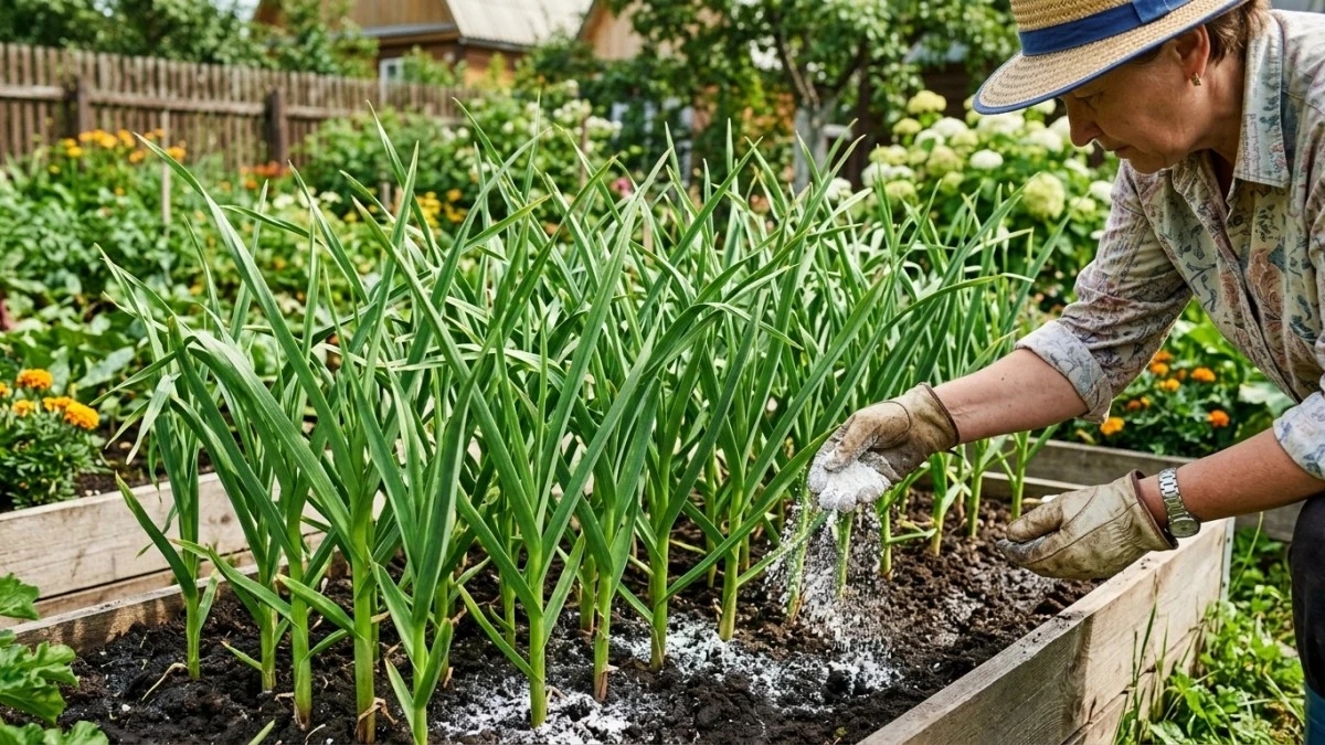 Por qué los agricultores expertos añaden una cucharada de bicarbonato a la base de sus ajos