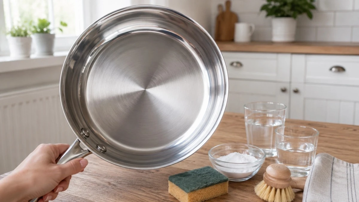 Por qué los expertos en cocina usan este truco de los dos vasos para recuperar sartenes antiguas