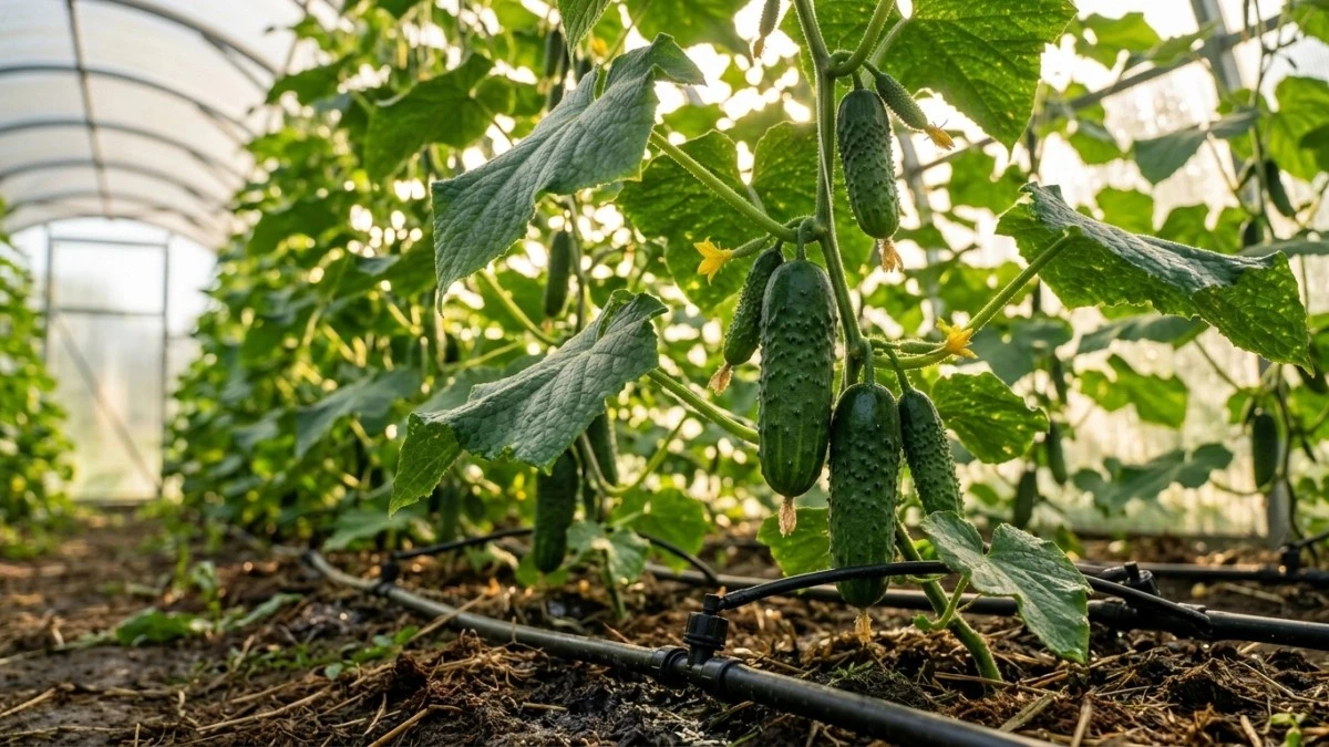 Tres errores comunes en el riego de pepinos que arruinan tu cosecha este julio