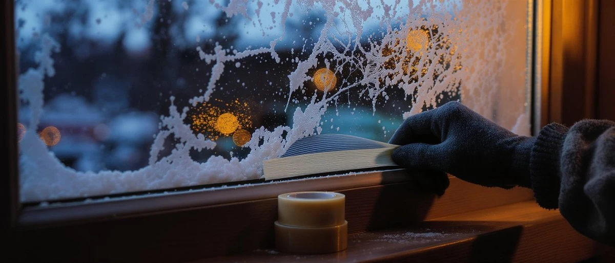 Ventanas a prueba de -20°C: Cómo sellarlas con cinta adhesiva y dos rollos de algo común